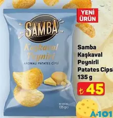 SAMBA KAŞKAVAL PEYNİRLİ PATATES CİPSİ 135 G